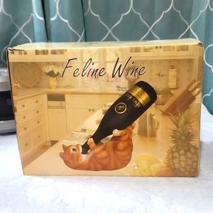 Feline Wine Cat Wine Bottle Holder